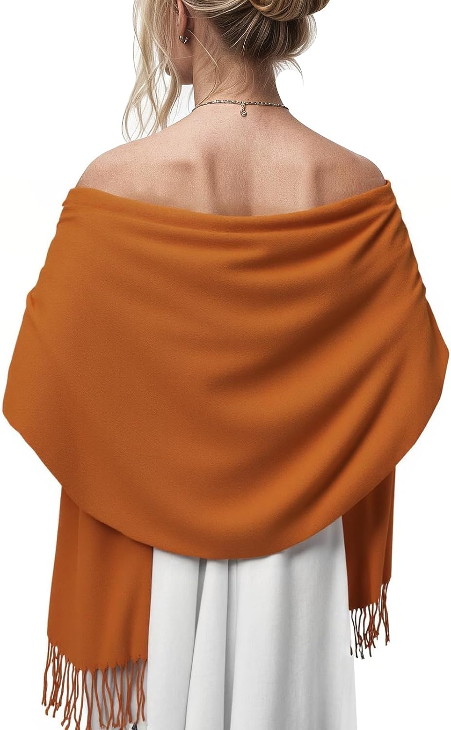 Women's Scarf Pashmina Shawls and Wraps for Evening Dress Wedding Bridal Bridesmaid Winter Warm Long Large Scarves - Colors A