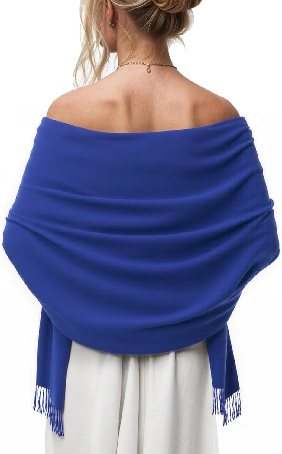 Women's Scarf Pashmina Shawls and Wraps for Evening Dress Wedding Bridal Bridesmaid Winter Warm Long Large Scarves - Colors A