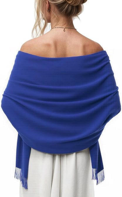 Women's Scarf Pashmina Shawls and Wraps for Evening Dress Wedding Bridal Bridesmaid Winter Warm Long Large Scarves - Colors A