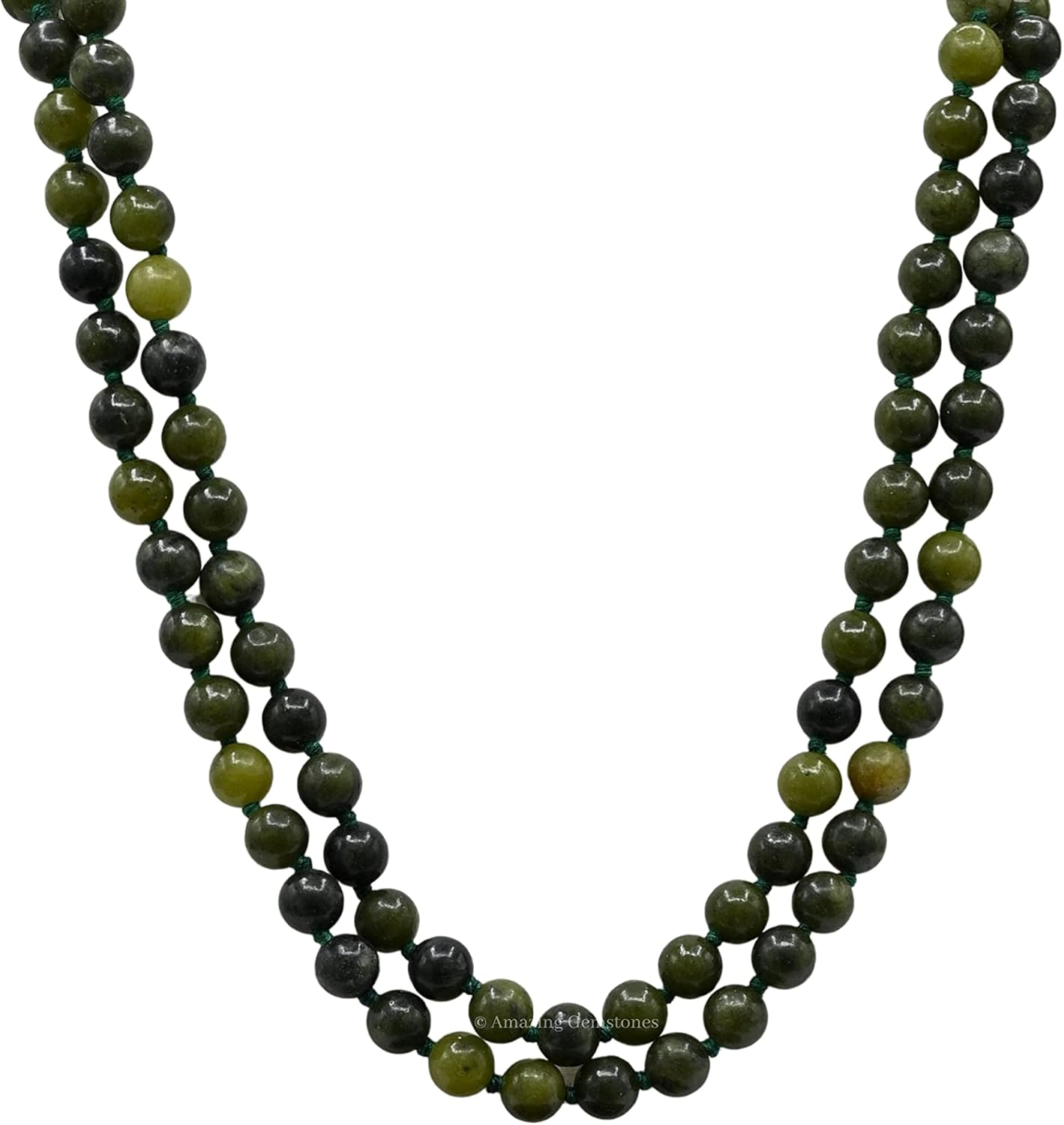 Amazing Gemstone 108 Beads Handmade Mala (Knotted, Rudraksha) - Colors B