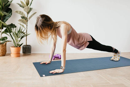 Sol Living Travel Yoga Mat - Natural Tree Rubber for Extra Grip - Non-Slip, Foldable, Eco-Friendly - Perfect for On-the-Go Yoga, Pilates, Fitness, Meditation - 24" x 72", Green