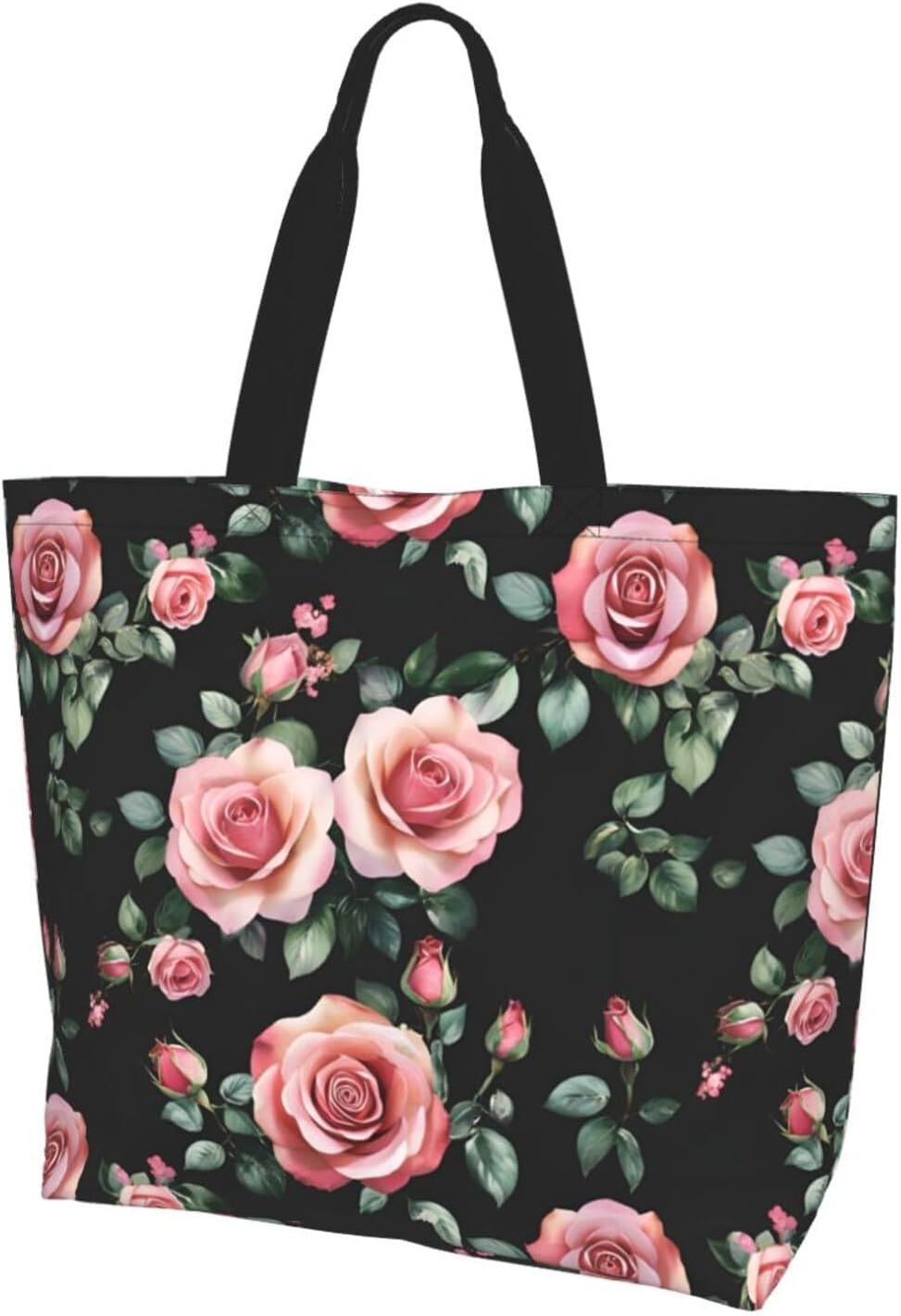 Tote Shoulder Bag Large Durable Reusable Eco-friendly Handbag Lightweight Stylish for Daily Use-19.7x15.7x5.9 Inch - Colors A