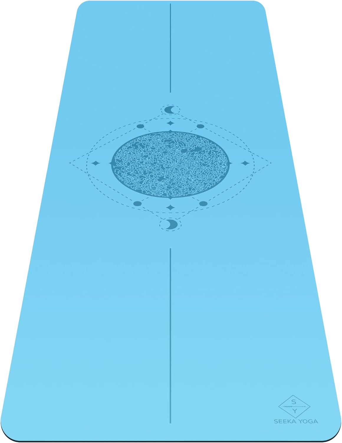 Grippiest Mat - Wet or Dry - Body Alignment. Plants A Tree. Natural Rubber Bottom.Extra Long and Wide for Comfort. Suitable Also for Hot Yoga. (72" x 24" x 4.5mm) Home Workout Mat. Non-slip.