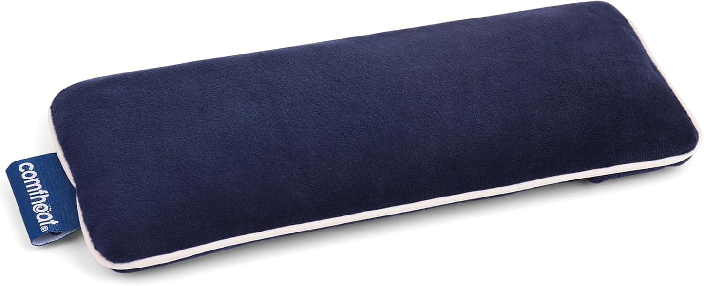 Unscented Weighted Eye Pillow for Yoga, Microwavable Moist Heat Eye Compress Mask with Washable Cover for Relaxation, Sleeping, Meditation, Yoga, Spa, Migraine Relief