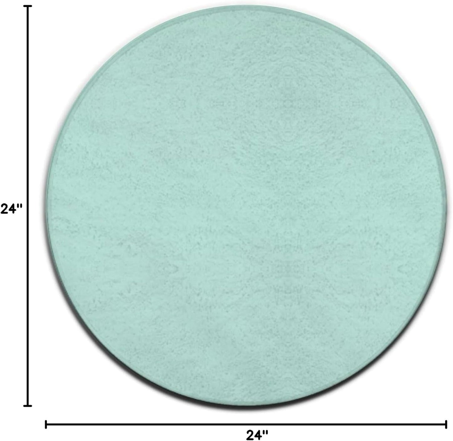 Room Sofa Yoga Soft Round Carpet, Modern Round Area Rug, Non Slip Machine Washable Kitchen Office Circle Rug Purple, 36inch