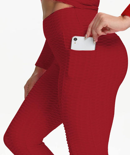 JGS1996 Butt Lifting Leggings for Women Tummy Control Workout Yoga Pants High Waisted Scrunch Booty Gym Tights