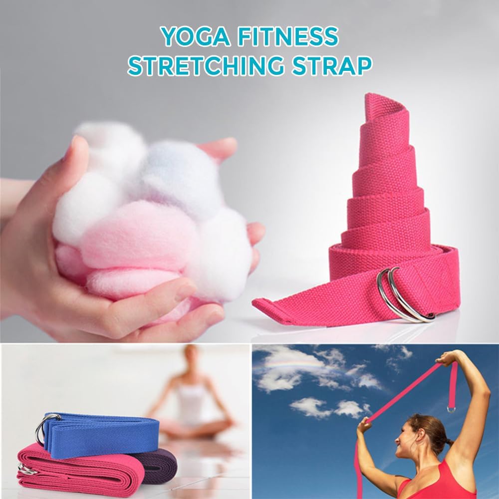 Karlak Yoga Sets for Women Pilates at Home Equipment Pilates Magic Ring Booty Bands for Working Out Glutes Yoga Ball 25cm Figure 8 Resistance Band Yoga Bands for Stretching