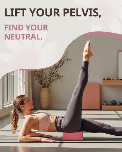 Trideer Yoga Blocks 2 Pack, Soft Non-Slip Foam Blocks with Beveled Edges for Alignment and Stretching in Yoga, Pilates, and Dance - Supportive, Lightweight, Odor Resistant, Latex-Free
