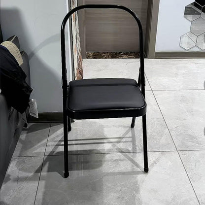 Iyengar Yoga Chair,Pilates Chair,Yoga Inversion Chair,Backless Yoga Chair Prop,Home Exercises Reinforced Design, Pink-82cm×45cm