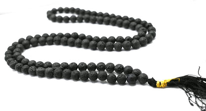 Amazing Gemstone 108 Beads Handmade Mala (Knotted, Rudraksha) - Colors B