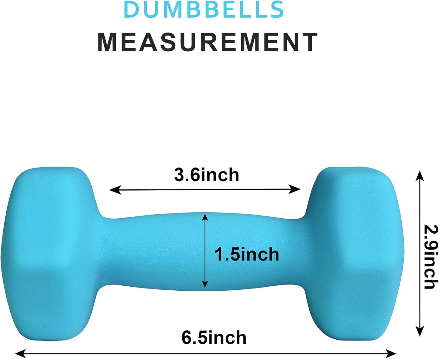 Balelinko Home Gym Equipment Workouts Strength Training Weight Loss Pilates Weights Yoga Sets Weights for Women, Men, Seniors and Youth