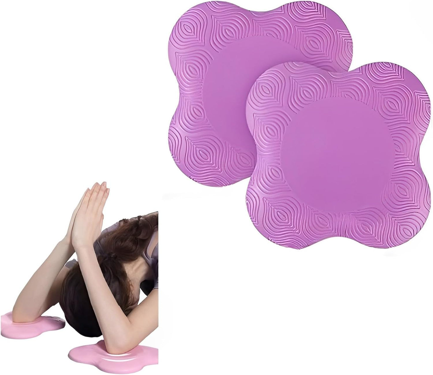 Yoga Wrist Support ， Workout Knee Pads，Knee Mat for Exercise，Yoga Knee Pad Cushion，Knee Pads for Yoga Women，Yoga Knee Pads for Women（2PC）