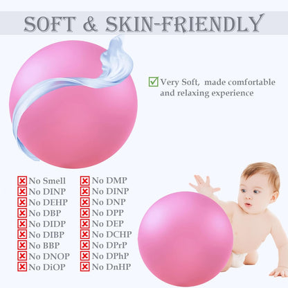 PL-0003 Soft Exercise Ball, Anti-Burst Yoga Ball Chair Supports 2200lbs PL-0003