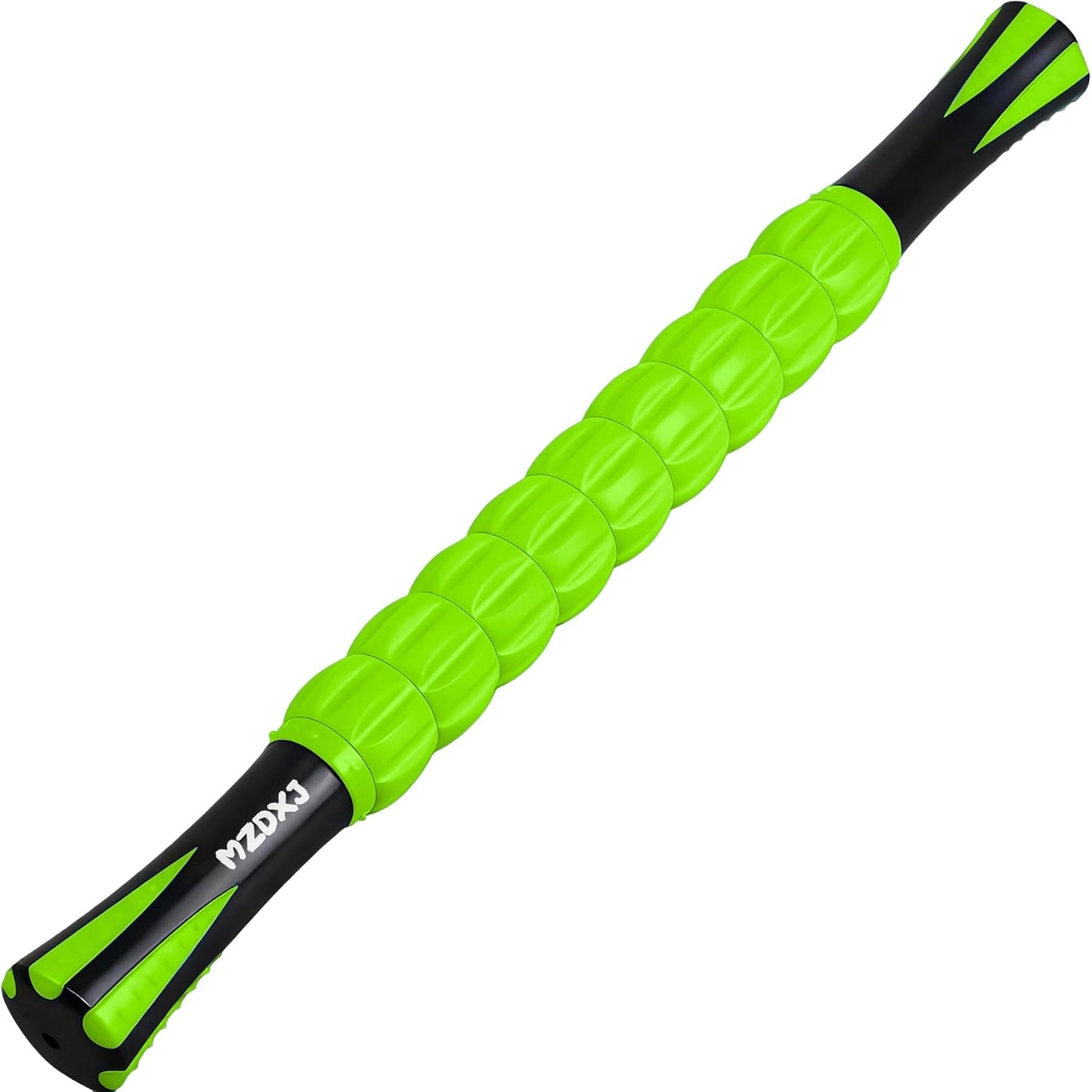 Muscle Roller Massage Roller Stick- Deep Tissue Fascia Blaster for Myofascial Pain Relief, Lymphatic Drainage & Body Sculpting, Handheld Physical Therapy & Recovery Tool (Gray black-18 inch)