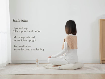 Meditation Cushion,Meditation Pillow and Zabuton 2-in-1 Portable Design(50 * 70CM).
