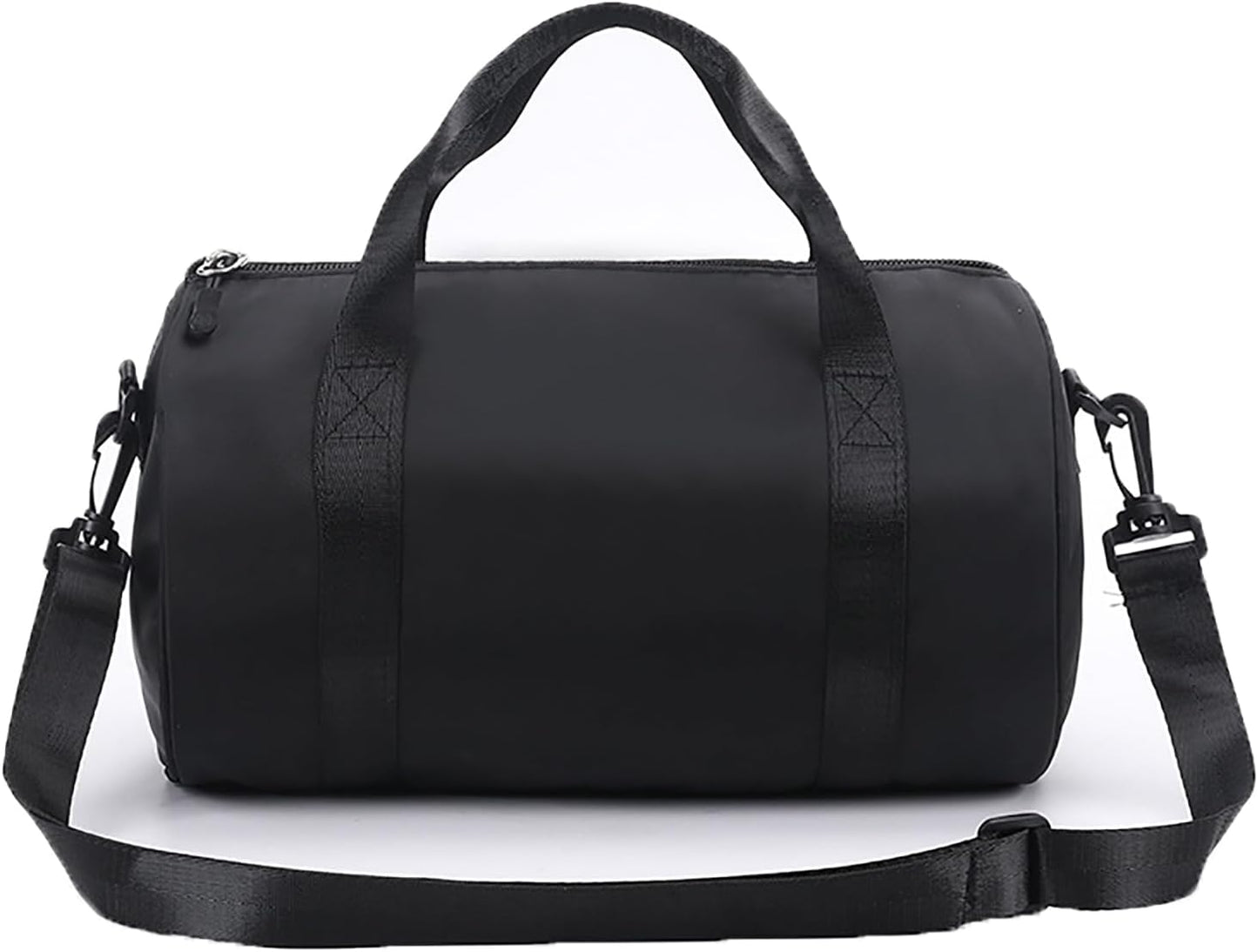 Ballet Dance Bag Mini Gym Bag Lightweight Small Duffle Bag 10L Cute Crossbody Bag for Yoga Swimming Sport (Black)