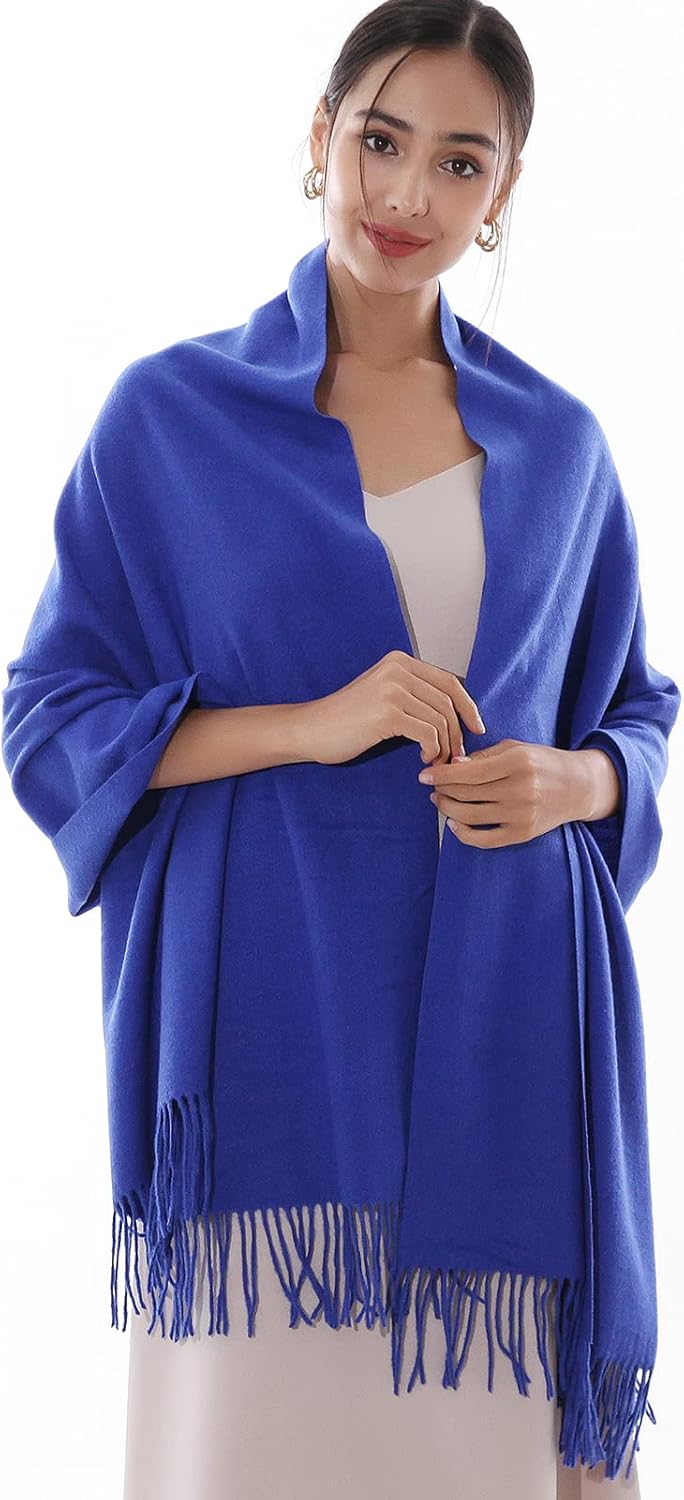 RIIQIICHY Winter Scarfs for Women Pashmina Shawls Wraps for Evening Dresses Large Warm Soft Scarves