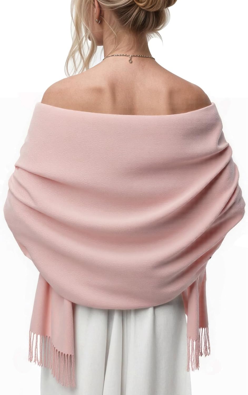Women's Scarf Pashmina Shawls and Wraps for Evening Dress Wedding Bridal Bridesmaid Winter Warm Long Large Scarves - Colors A