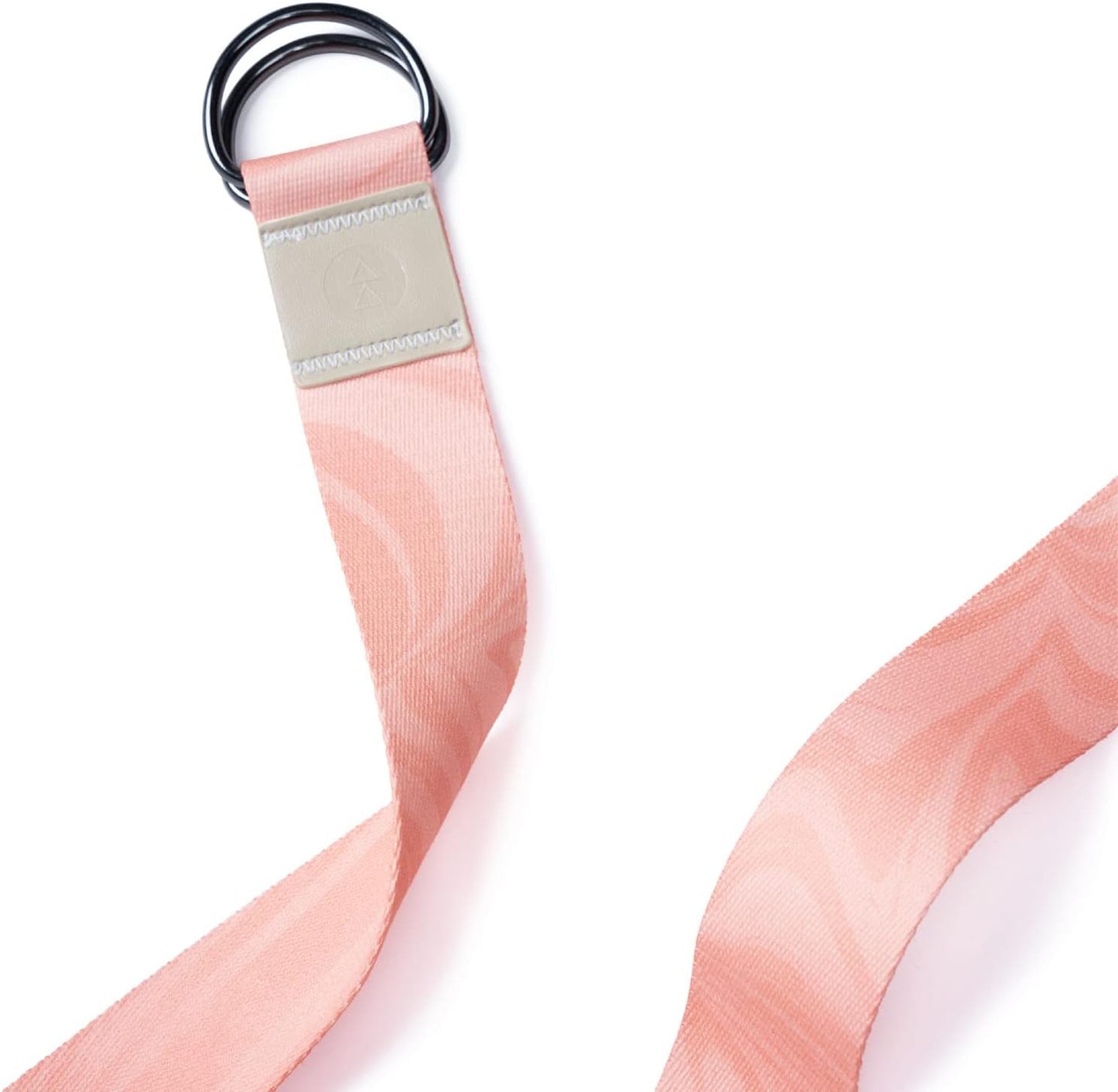 yogadesignlab | The Yoga Strap | Luxurious, Extra Long, Super Soft, Eco Printed | Studio Quality, Adjustable | Safely Stretch Further and Hold Longer | 8 ft Long