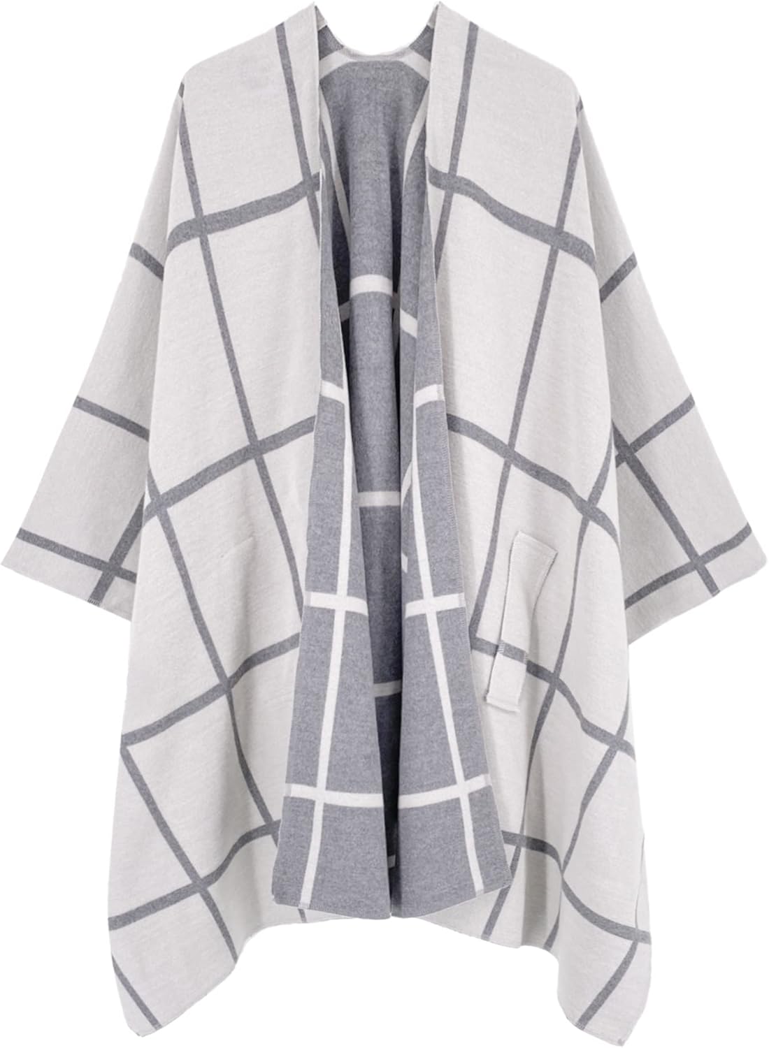 Moss Rose Women's Shawl Wrap Poncho Ruana Cape Open Front Cardigan Shawls for Spring Fall Winter