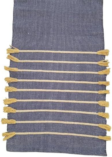 Indian Handmade100 % Organic Anti Skid Multi Colour Cotton Yoga Mat - Eco-Friendly Hand-Woven Rug - Non-Slip & Thick (24”x72”x5mm) for Hot yoga & Everyday Fitness at Home - Comfortable & Foldable Extra-Long Mat
