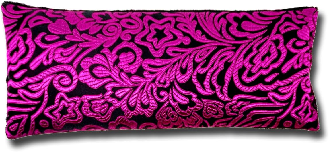 Handmade Luxe Serenity Eye Pillow - All-Natural Flaxseed - Unscented or Lavender Scented – Weighted Eye Mask for Yoga, Meditation, Hot & Cold Therapy