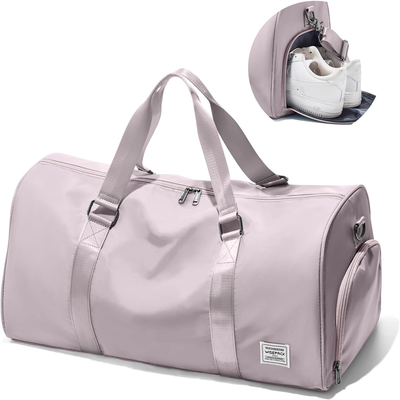 Gym Bag Womens Mens with Shoes Compartment and Wet Pocket Travel Duffel Bag for Women for Plane Sport Gym Tote Bags Swimming Yoga Waterproof Weekend Overnight Carry on Bag Hospital Holdalls - Colors C