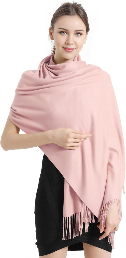 Pashmina Scarf and Shawl - Soft Women Pashminas Wrap for Wedding Evening Party dresses
