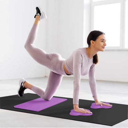 Yoga Knee Support Pad for Women Pilates Kneeling Cushion | Elbows Wrist Hands Head Foam Extra Thick Men Exercise Knees Pads Set of 6 Pieces