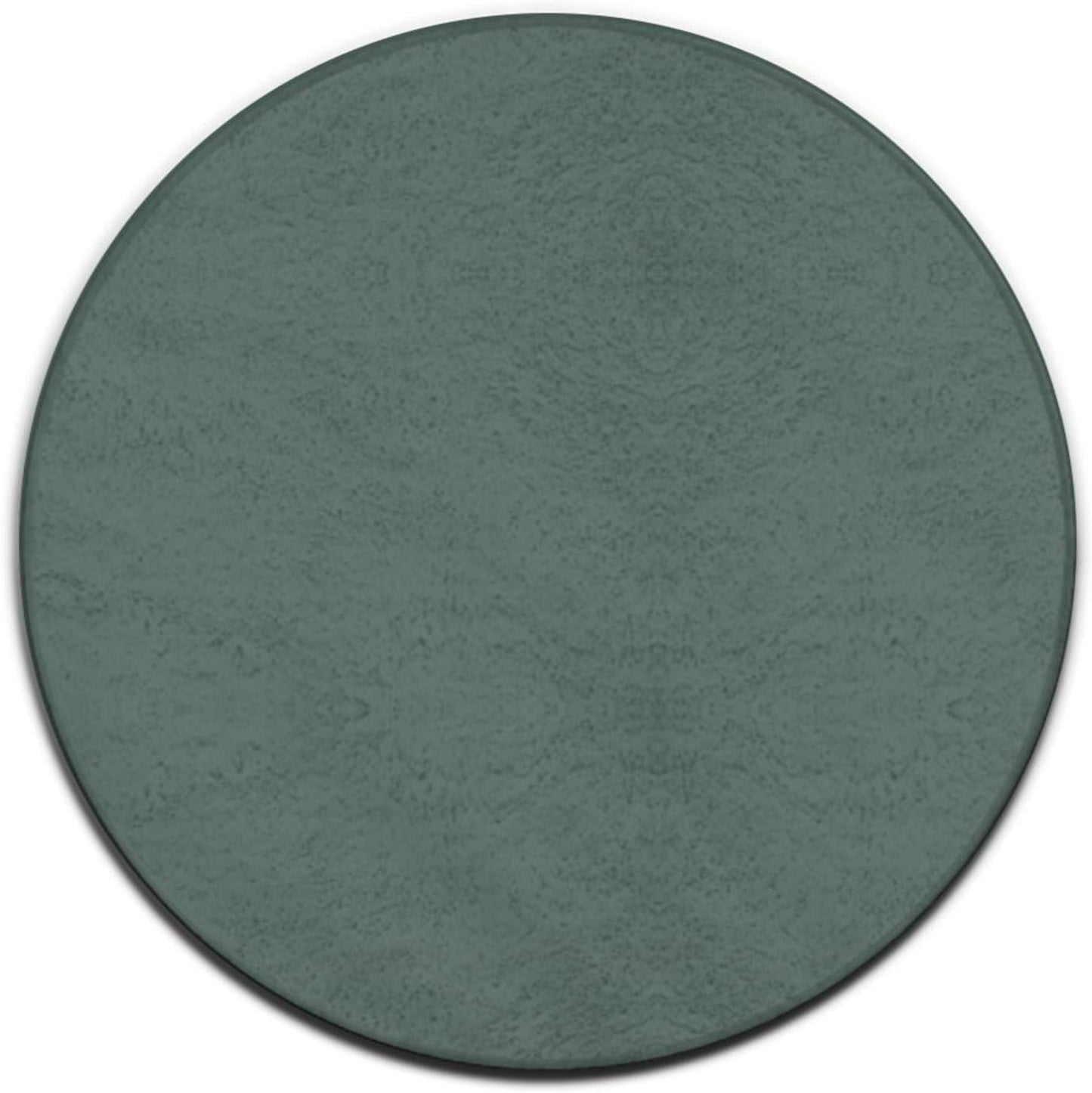 Machine Washable Modern Round Area Rug, Room Sofa Yoga Soft Round Carpet, Home Decor Non Slip Kitchen Office Circle Rug Grey, 24inch