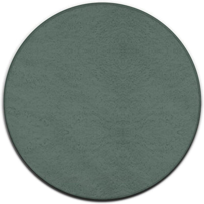Machine Washable Modern Round Area Rug, Room Sofa Yoga Soft Round Carpet, Home Decor Non Slip Kitchen Office Circle Rug Grey, 24inch