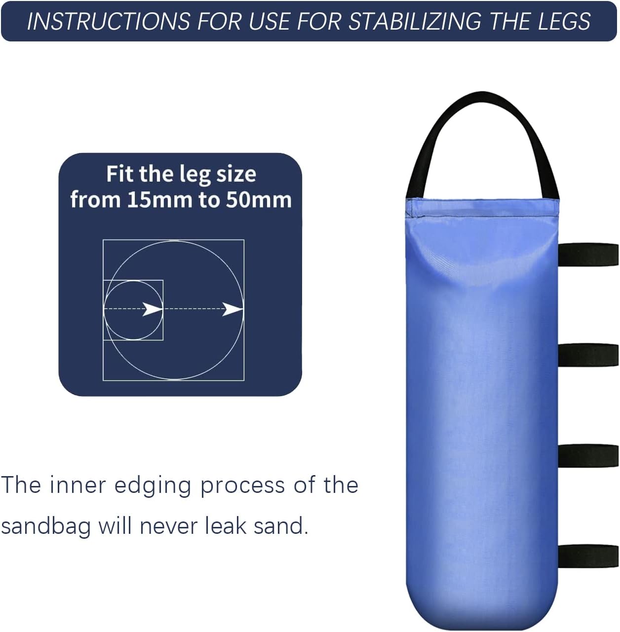 IALNAI 112 LBS Canopy Weights Sand Bags for Canopy Outdoor Advertising Tent Sunshade Fixed Windproof Pop up Tent（No Sand） 4-Pack Package May Vary