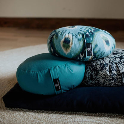 Hugger Mugger Zabuton Meditation Pillow and Harness (Olive)