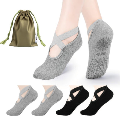BKP Yoga Socks for Women,Pilates Socks Non Slip Grip Socks Suitable for Ballet,Plasticity,Dance,Home,Training