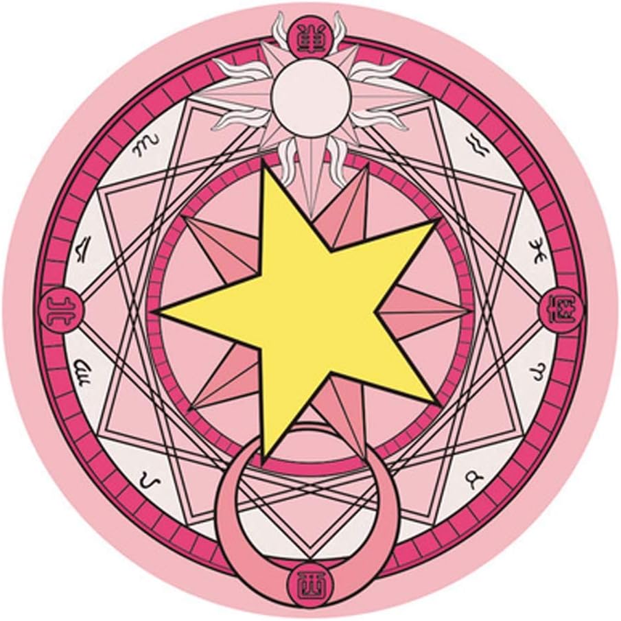 The Magic Circle Pattern Round Carpet Floor Mats Yoga Cushion for Playroom/Cloakroom, E-01
