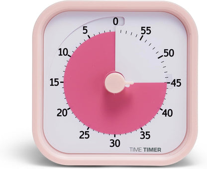 TIME TIMER Home MOD – 60-Minute Visual Timer, Home Edition, Silent Operation, for Homeschool Supplies, Study, Office & Meetings (Fern Green)