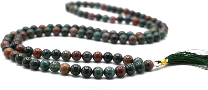 Amazing Gemstone 108 Beads Handmade Mala (Knotted, Rudraksha) - Colors B
