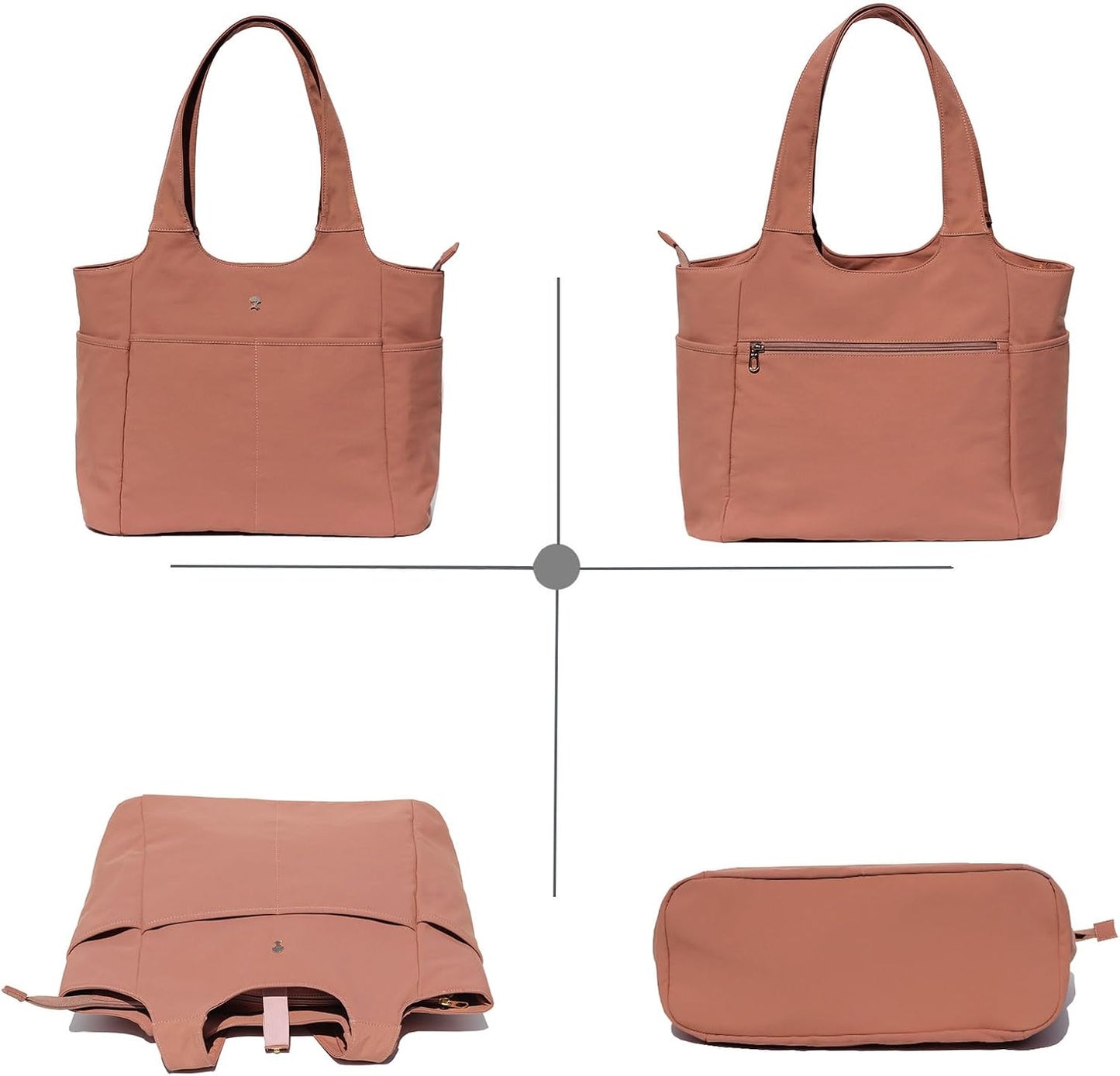 ESVAN Yoga Tote Bag Mat bag Women Shoulder Bags Carryall Tote for Travel Office Workout Gym Nurse Beach