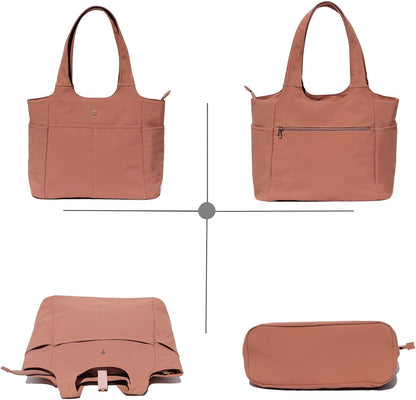 ESVAN Yoga Tote Bag Mat bag Women Shoulder Bags Carryall Tote for Travel Office Workout Gym Nurse Beach