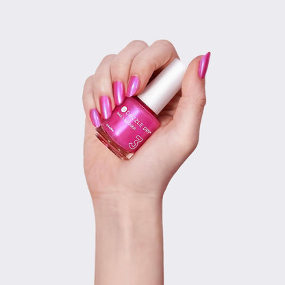 Dazzle Dry Mini Kit 4 Step System - Yoga Mama - A light chalky bubblegum pink. Full coverage cream. (5 Piece Kit / 5 Manicures)