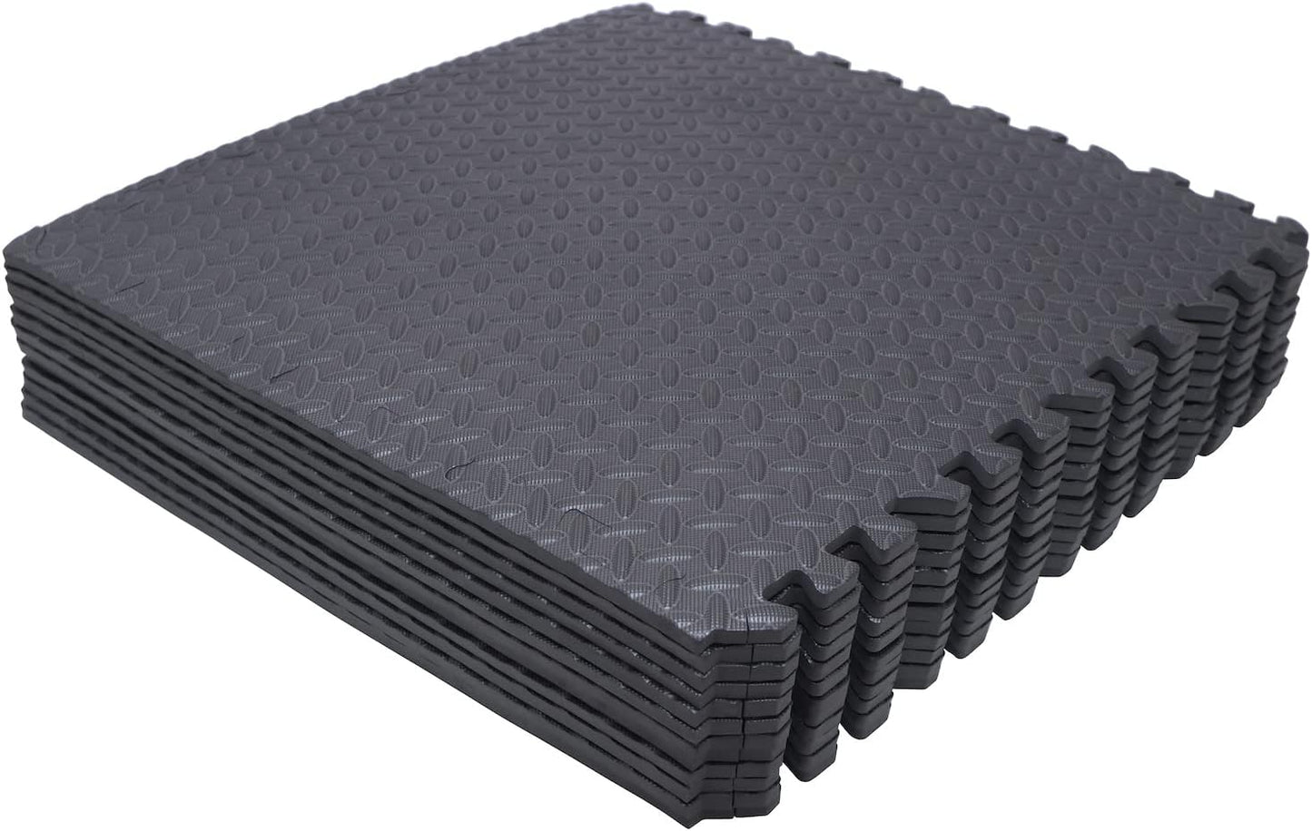 HTTMT- 8X(32 Sqft) Pink Gym Floor Mat 24x24 EVA Foam Interlocking Exercise Fitness Puzzle Floor Gym Yoga Mat Workout Pad [P/N: MTET-HOME012-8PC]