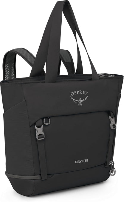 Osprey Daylite Large Tote Weekend Pack - Shoulder or Backpack Carry with Laptop Sleeve & Shoe Compartment, Torrent Blue