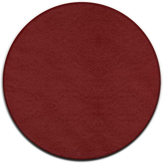 Room Sofa Yoga Soft Round Carpet, Modern Round Area Rug, Non Slip Machine Washable Kitchen Office Circle Rug Purple, 36inch