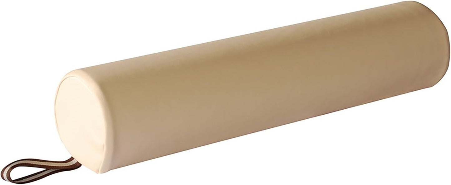 Master Massage 6" 3/4 Round Massage Bolster Pillow Cushion for Massage Tables- Black