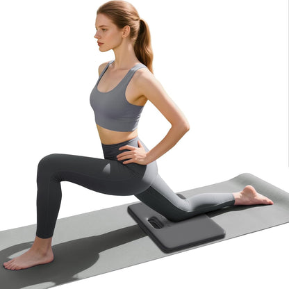PAIDU Yoga Knee Pad - 1 Inch Thick with Extra Cushioning, Pain-Free for Knees, Elbows, Wrists and Back | Foldable and Multi-Functional, Suitable for Home Gym, Pilates, Plank, Abdominal Training Fitness Mat