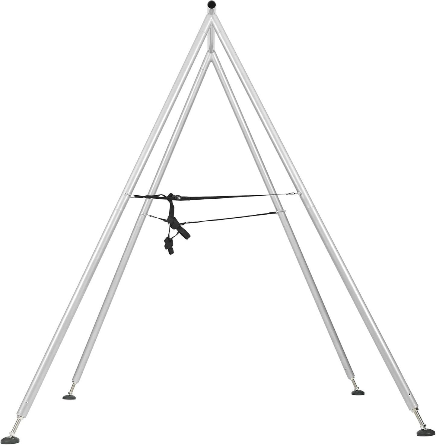 HECASA 9.6FT Adjustable Height Yoga Frame & Yoga Hammock, Professtional Yoga Swing Stand Comes with 236 Inch Aerial Silk, Supports Up to 550lbs, Suitable for Both Indoor and Outdoor Yoga Exercise