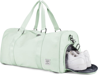 Gym Bag Womens Mens with Shoes Compartment and Wet Pocket Travel Duffel Bag for Women for Plane Sport Gym Tote Bags Swimming Yoga Waterproof Weekend Overnight Carry on Bag Hospital Holdalls - Colors C