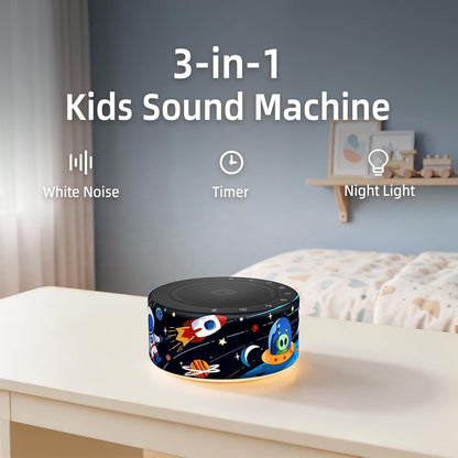 Kipcush Automatic Tibetan Meditation Bowl Sound Machine - 7 Himalayan Tones + 7 Color Night Light - Timer & Touch Control - No Manual Striking for Yoga, Chakra Healing, Stress Relief - Plug In