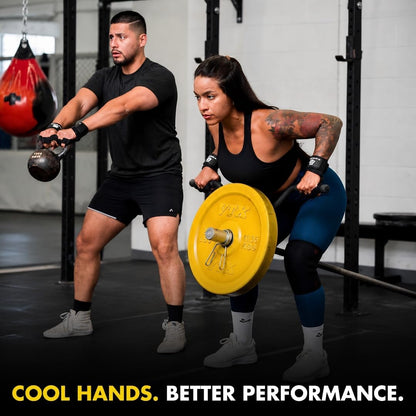 Fit Active Sports New Ventilated Weight Lifting Workout Gloves with Built-in Wrist Wraps for Men and Women - Great for Gym Fitness, Cross Training, Hand Support & Weightlifting.