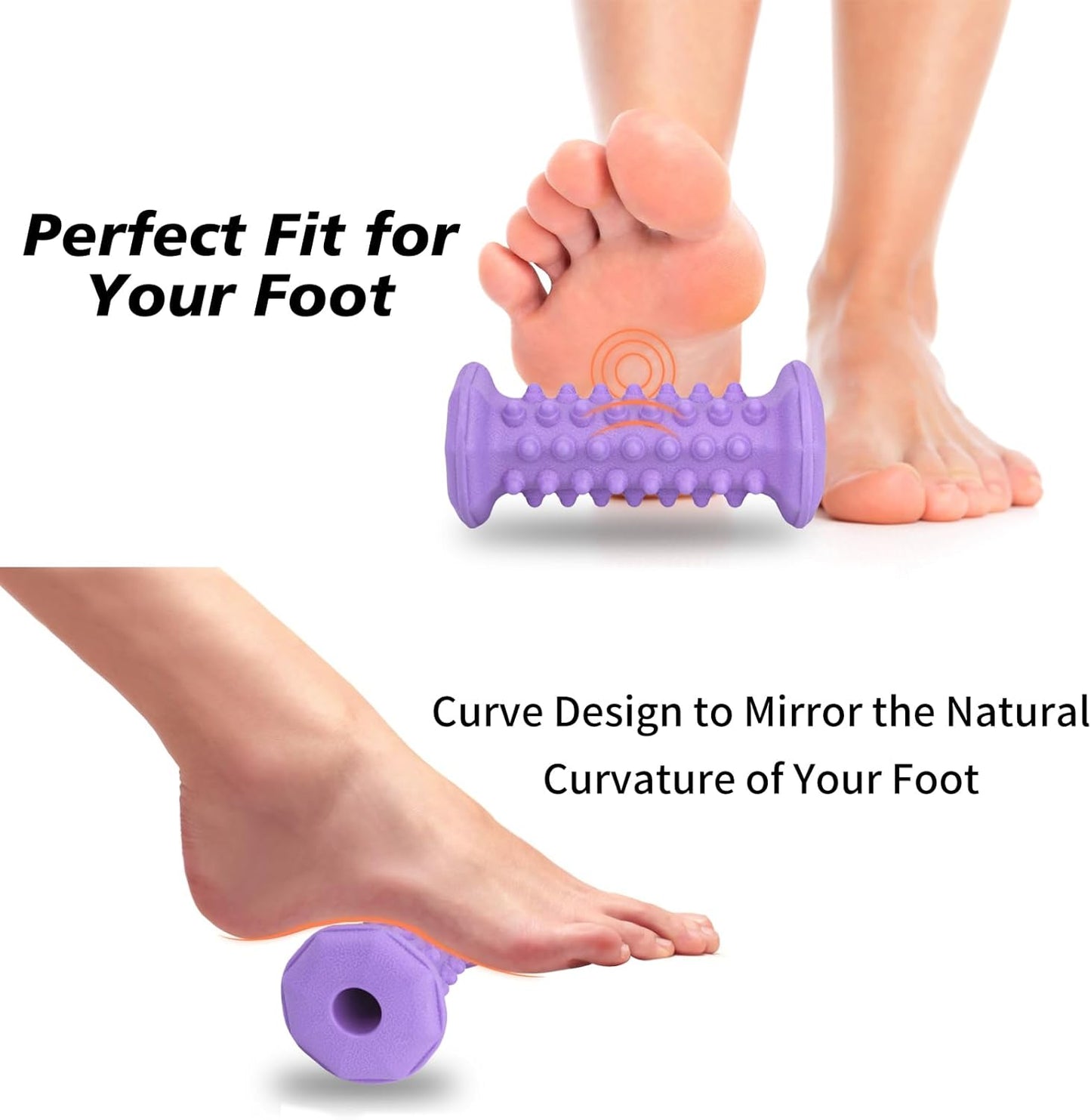 Foot Roller,Plantar Fasciitis Relief,Foot Massager Roller for Arch and Heel Pain Relief,Care for Plantar Fasciitis,Deep Tissue Muscle Massage,Portable Reflexology Tool